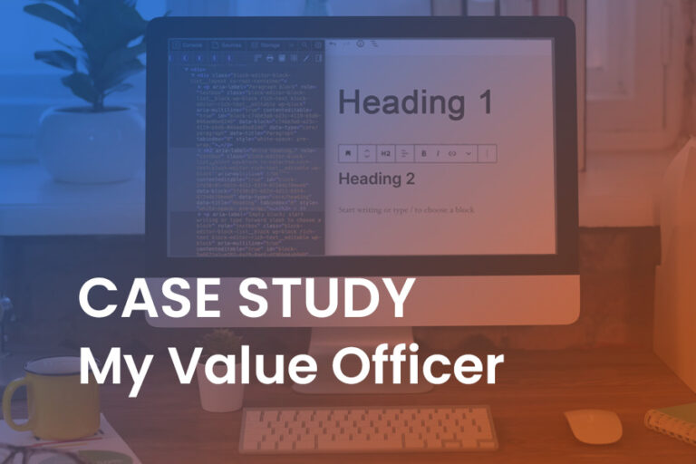 CASE STUDY My Value Officer: Z jednoho grafu k reálnému řízení firmy přes čísla