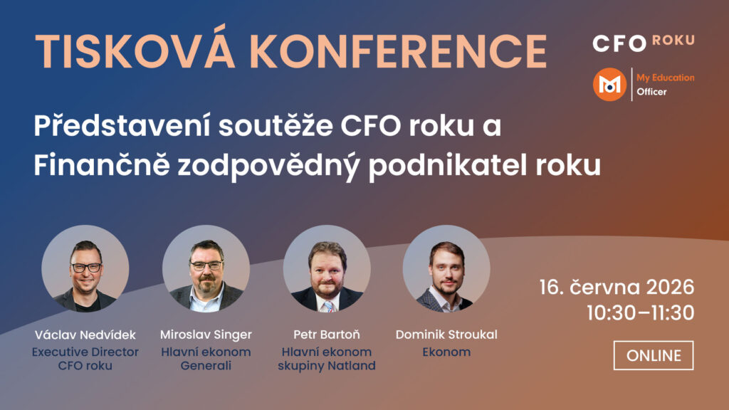 Tisková konference 16. 6. 2026 - Představení soutěže CFO roku a Finančně zodpovědný podnikatel roku