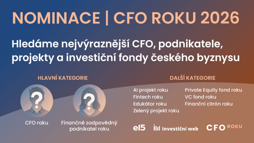 Spuštění nominací na CFO roku - Hledáme lídry, kteří mění finance ve strategickou výhodu