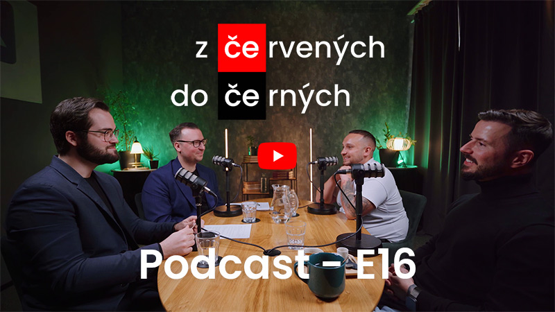 16. epizoda podcastu Z červených do černých - Michal Juchelka a Marek Pščolka o těžkých začátcích v podnikání, bodu zlomu a rychlém růstu