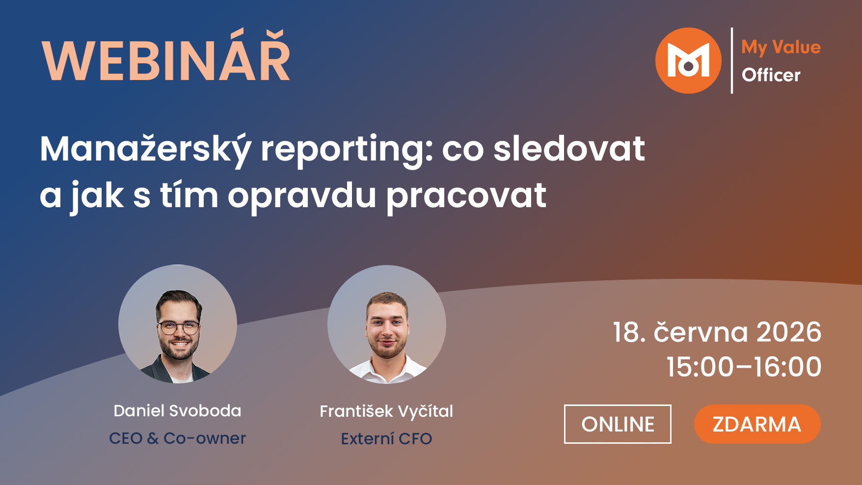 Webinář 18. 6. 2026 - Manažerský reporting: co sledovat a jak s tím opravdu pracovat
