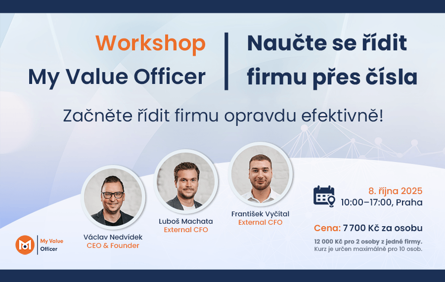 Intenzivní workshop 8. 10. 2025 – Naučte se řídit firmu přes čísla