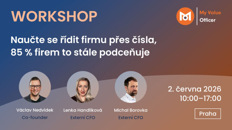 Intenzivní workshop 02. 06. 2026 – Naučte se řídit firmu přes čísla