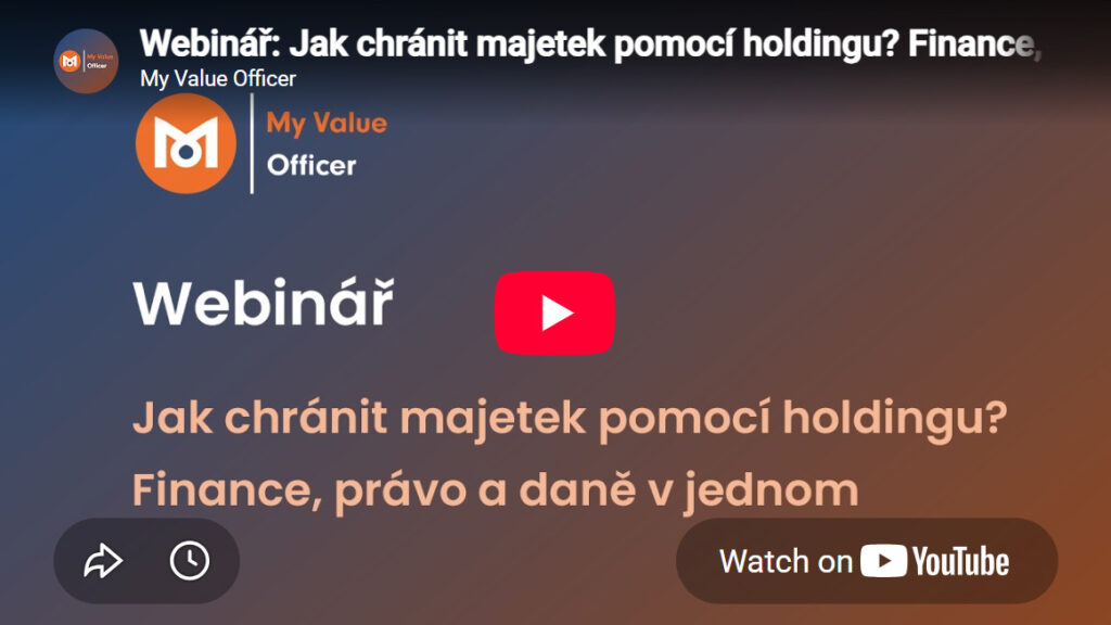 Co všechno může stáhnout ke dnu jedna firma? Podívejte se na náš webinář o holdingu a ochraně majetku