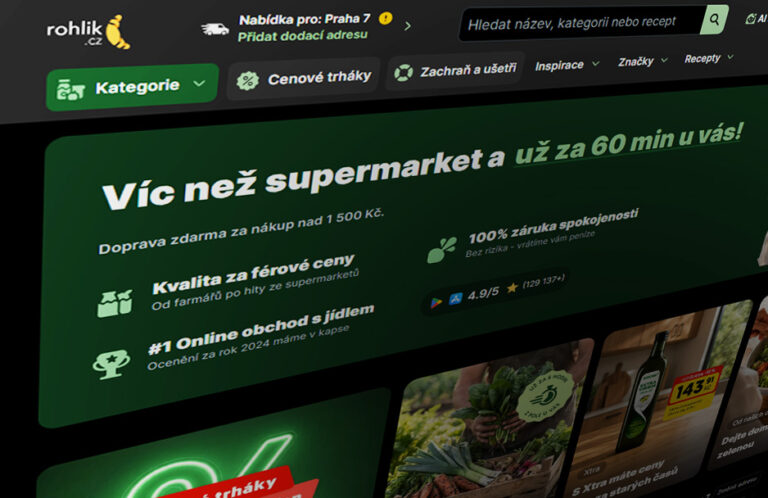 Rohlik není potravinová firma. Je to logistický operační systém, kterým protékají potraviny