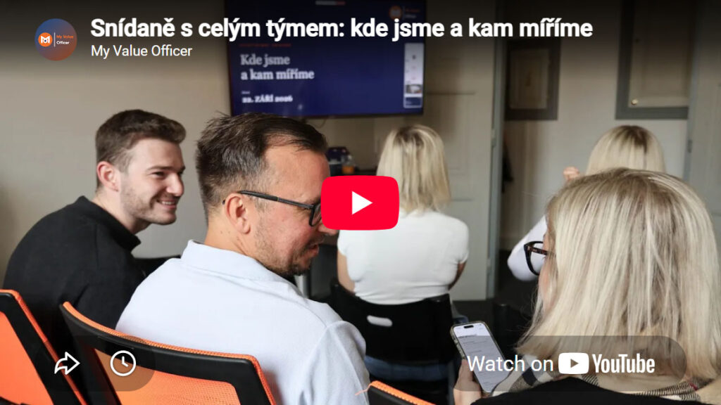Snídaně s celým týmem: kde jsme a kam míříme